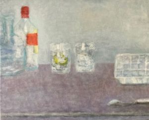 Voir le détail de cette oeuvre: Nature morte, La bouteille de gin